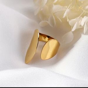 14k gold plated Stainless Steel Ring